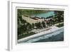 Miami Beach, Florida - Hotel Wofford Exterior View-Lantern Press-Framed Art Print