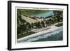 Miami Beach, Florida - Hotel Wofford Exterior View-Lantern Press-Framed Art Print