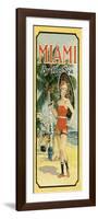 Miami Beach, Florida-null-Framed Premium Giclee Print