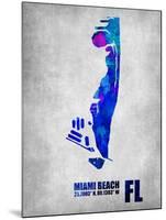 Miami Beach Florida-NaxArt-Mounted Art Print