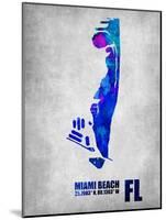 Miami Beach Florida-NaxArt-Mounted Art Print