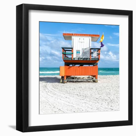 Miami Beach I-Richard Silver-Framed Art Print