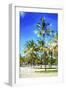 Miami Beach III - In the Style of Oil Painting-Philippe Hugonnard-Framed Giclee Print