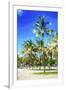 Miami Beach III - In the Style of Oil Painting-Philippe Hugonnard-Framed Giclee Print