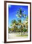 Miami Beach III - In the Style of Oil Painting-Philippe Hugonnard-Framed Giclee Print