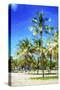 Miami Beach III - In the Style of Oil Painting-Philippe Hugonnard-Stretched Canvas