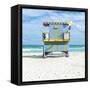 Miami Beach III-Richard Silver-Framed Stretched Canvas