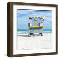 Miami Beach III-Richard Silver-Framed Art Print