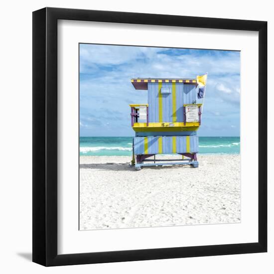 Miami Beach III-Richard Silver-Framed Art Print