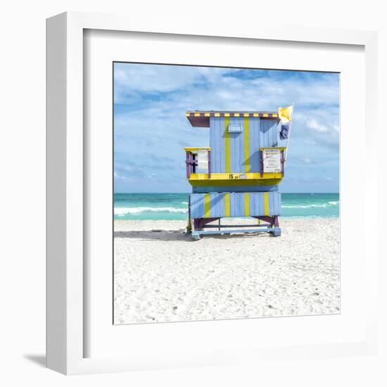 Miami Beach III-Richard Silver-Framed Art Print