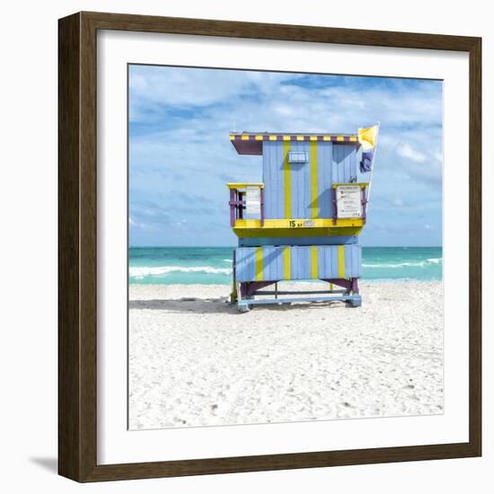 Miami Beach III-Richard Silver-Framed Art Print