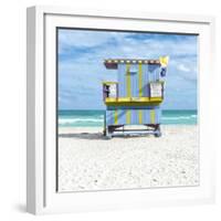 Miami Beach III-Richard Silver-Framed Art Print