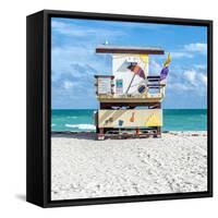 Miami Beach IV-Richard Silver-Framed Stretched Canvas