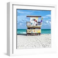 Miami Beach IV-Richard Silver-Framed Art Print