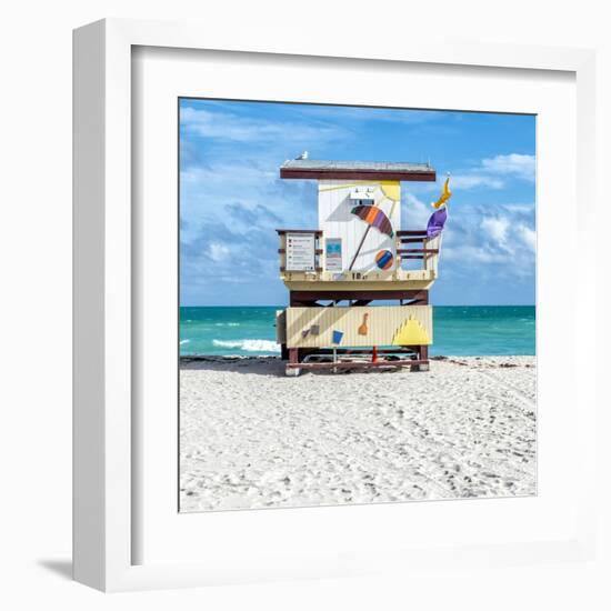 Miami Beach IV-Richard Silver-Framed Art Print