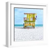 Miami Beach IX-Richard Silver-Framed Art Print