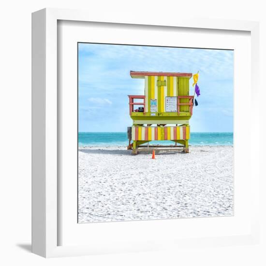 Miami Beach IX-Richard Silver-Framed Art Print