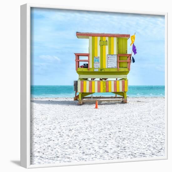 Miami Beach IX-Richard Silver-Framed Art Print