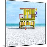 Miami Beach IX-Richard Silver-Mounted Art Print