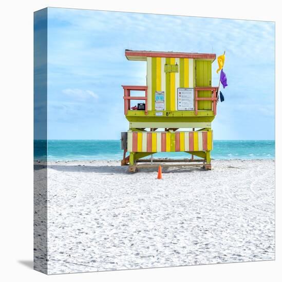 Miami Beach IX-Richard Silver-Stretched Canvas