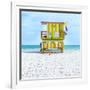 Miami Beach IX-Richard Silver-Framed Art Print