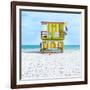 Miami Beach IX-Richard Silver-Framed Art Print