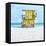 Miami Beach IX-Richard Silver-Framed Stretched Canvas