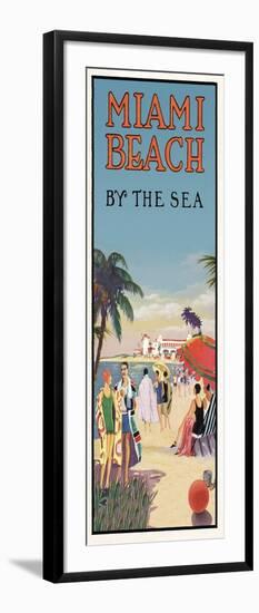 Miami Beach, Palms and Sunshine-null-Framed Art Print