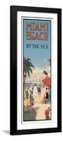 Miami Beach, Palms and Sunshine-null-Framed Art Print