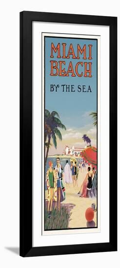 Miami Beach, Palms and Sunshine-null-Framed Art Print