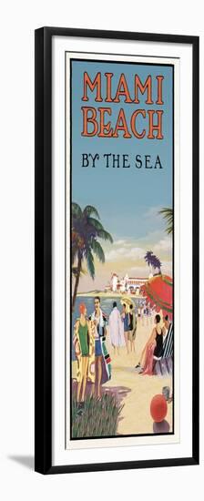 Miami Beach, Palms and Sunshine-null-Framed Premium Giclee Print