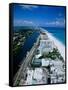 Miami Beach Skyline, Aerial, Miami, Florida, USA-Steve Vidler-Framed Stretched Canvas