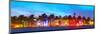 Miami Beach Sunset Ocean Drive-null-Mounted Art Print