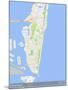 Miami Beach, United States of America Map-null-Mounted Poster