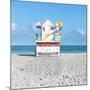 Miami Beach V-Richard Silver-Mounted Art Print