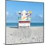 Miami Beach V-Richard Silver-Mounted Art Print