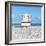 Miami Beach V-Richard Silver-Framed Art Print