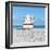 Miami Beach V-Richard Silver-Framed Art Print