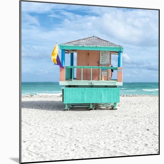 Miami Beach VI-Richard Silver-Mounted Art Print