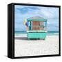 Miami Beach VI-Richard Silver-Framed Stretched Canvas