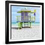 Miami Beach VIII-Richard Silver-Framed Art Print