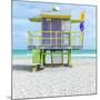 Miami Beach VIII-Richard Silver-Mounted Art Print