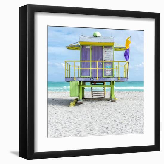 Miami Beach VIII-Richard Silver-Framed Art Print