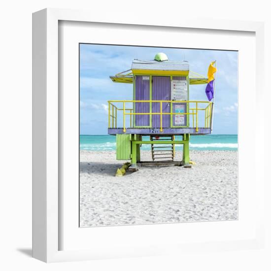 Miami Beach VIII-Richard Silver-Framed Art Print