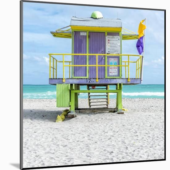 Miami Beach VIII-Richard Silver-Mounted Art Print