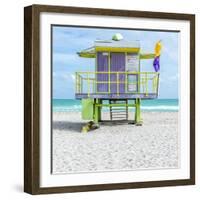 Miami Beach VIII-Richard Silver-Framed Art Print