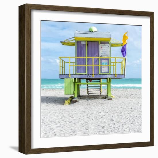 Miami Beach VIII-Richard Silver-Framed Art Print