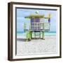 Miami Beach VIII-Richard Silver-Framed Art Print