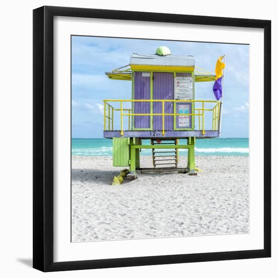 Miami Beach VIII-Richard Silver-Framed Art Print