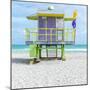 Miami Beach VIII-Richard Silver-Mounted Art Print